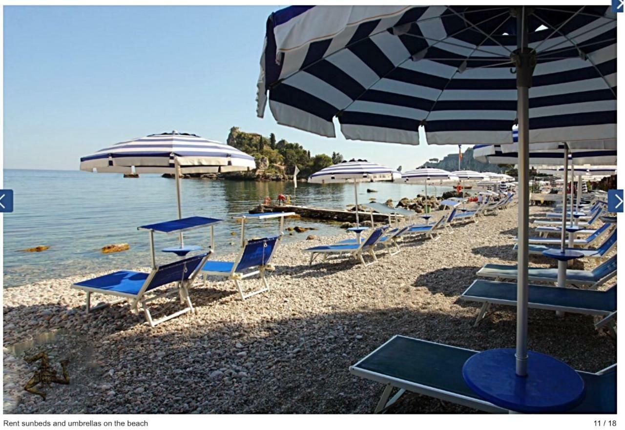 Luxury Apartment And Charm Sea View Isola Bella Taormina Exteriör bild